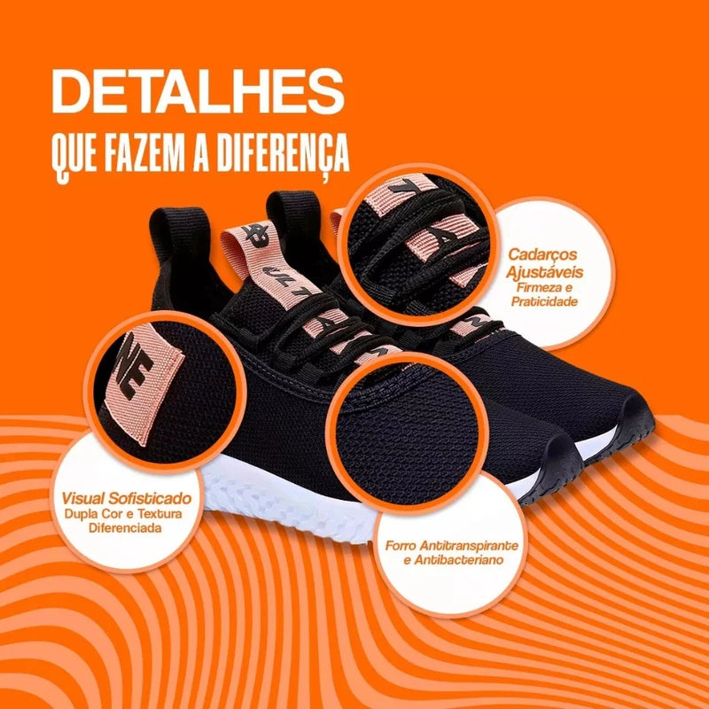 Kit Tênis Feminino para Corrida, Academia + Relógio