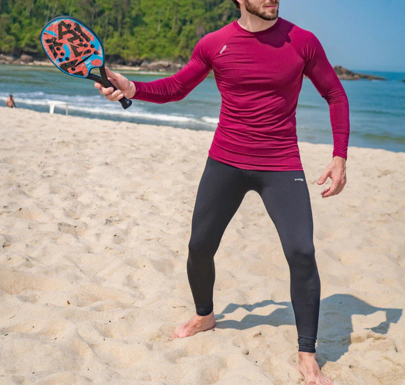 Calça Segunda Pele Masculina com Proteção Solar