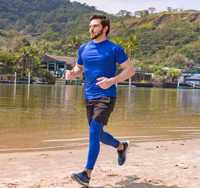 Calça Segunda Pele Masculina com Proteção Solar