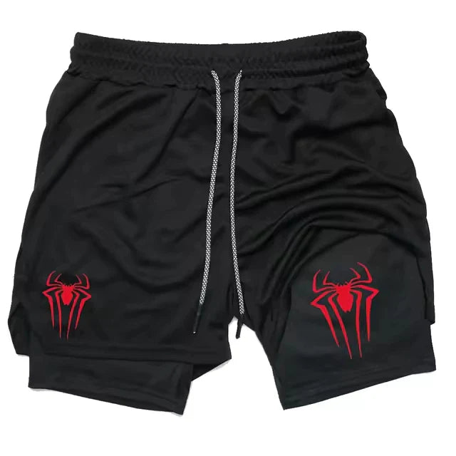 Short de Compressão 2 em 1 Dryfit Aranha Spider